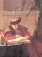 Chardin, Jean Baptiste Simeon - Portrait of the Painter Joseph Aved